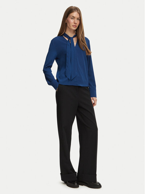 Calvin Klein Calvin Klein Блуза LV044H115G Тъмносин Regular Fit