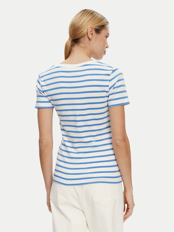 Tommy Hilfiger Tommy Hilfiger Тишърт New Cody WW0WW40584 Син Slim Fit