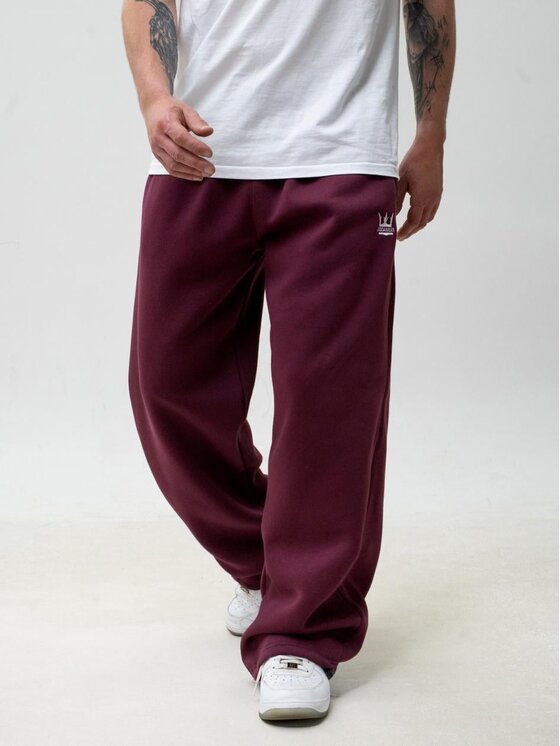 Jigga Wear Jigga Wear Spodnie dresowe 131671 Fioletowy Baggy Fit