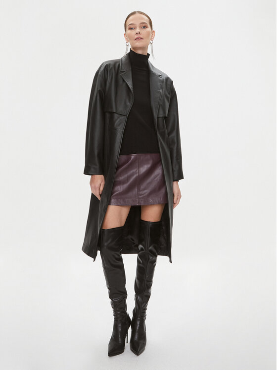 Calvin Klein Calvin Klein Tenchcoat K20K206719 Schwarz Regular Fit