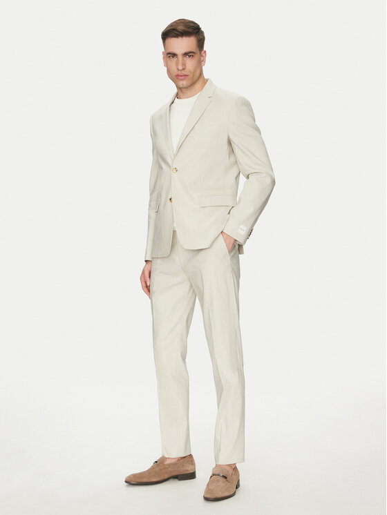Calvin Klein Calvin Klein Піджак K10K114388 Бежевий Slim Fit
