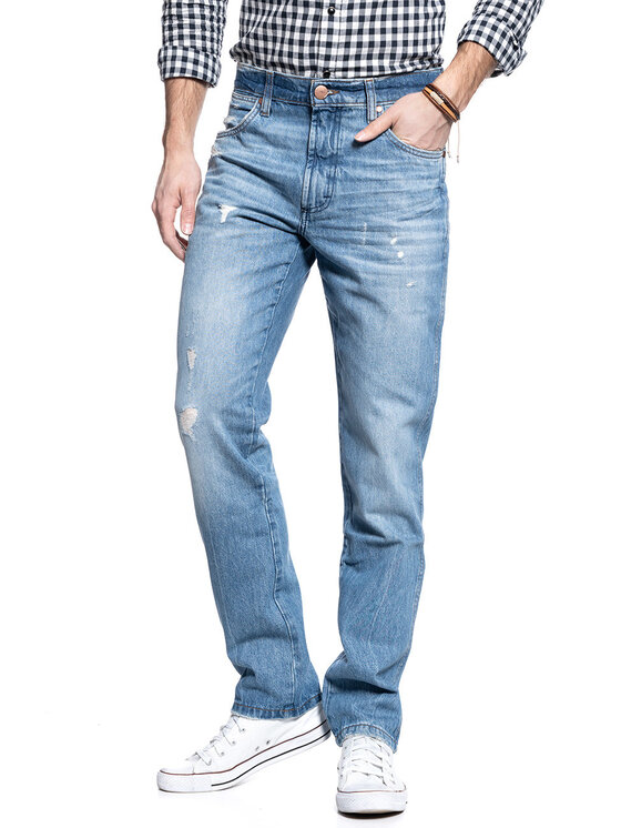 Wrangler Wrangler Jeans GREENSBORO Blu Straight Fit