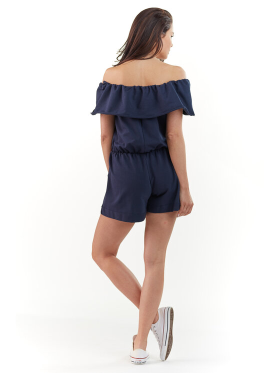Infinite You Infinite You Sukienka codzienna M164 Granatowy Basic Fit
