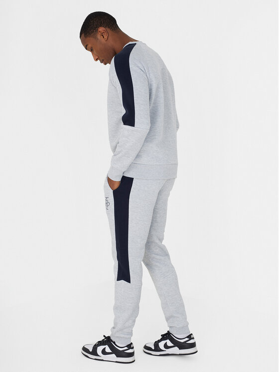 Brave Soul Brave Soul Majica dugih rukava MJS-516ALSTON Siva Straight Fit