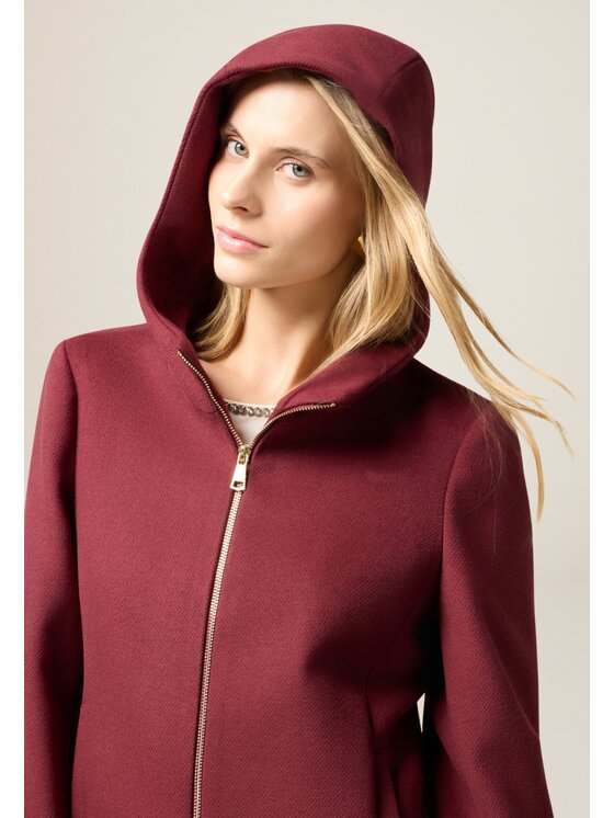 Oltre Oltre Cappotto invernale 8722R001289N036 Bordeaux Baggy Fit
