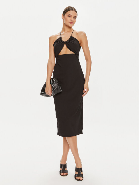 Calvin Klein Jeans Calvin Klein Jeans Rochie cocktail J20J223514 Negru Slim Fit