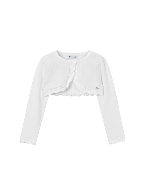 Mayoral Mayoral Болеро 320 Білий Regular Fit