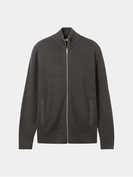 Tom Tailor Tom Tailor Sweter 1038317 Szary Regular Fit