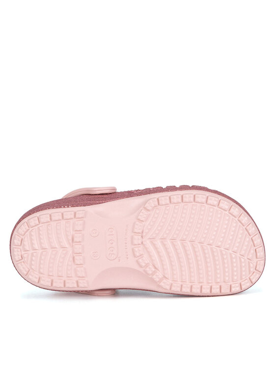 Crocs Crocs Natikače BAYA GLITTER CLOG KIDS 207015-6SR Ružičasta