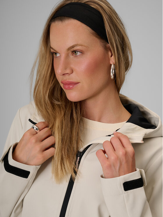 4F 4F Kurtka przejściowa URBAN COMMUTER Biały Regular Fit