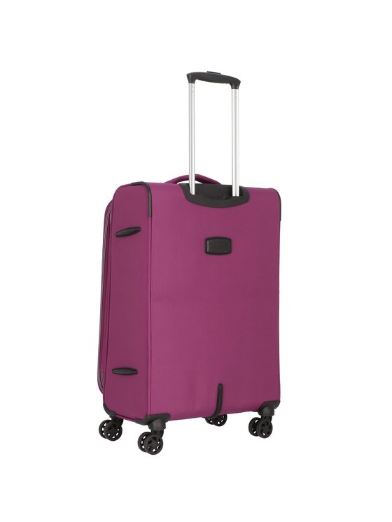 D&N D&N Komplet walizek 281018 Fioletowy