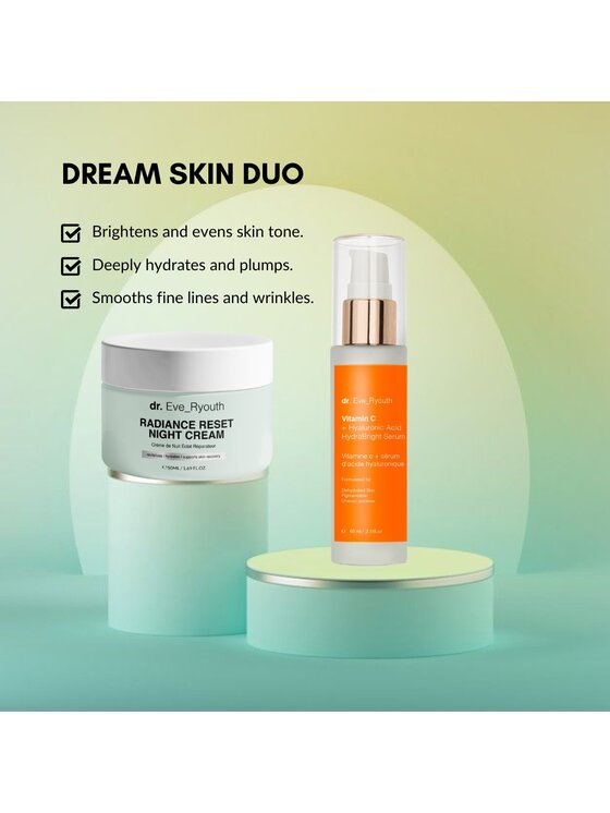 dr. Eve Ryouth dr. Eve Ryouth Radiance Reset Krem na Noc + Serum Hydrabright Krem na dzień i na noc
