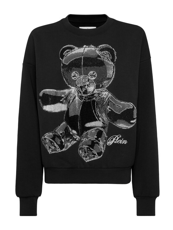 PHILIPP PLEIN PHILIPP PLEIN Bluza 27223 Czarny Regular Fit
