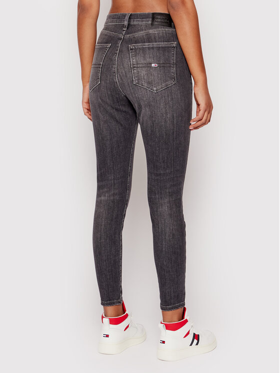 Tommy Jeans Tommy Jeans Blugi Sylvia DW0DW12407 Gri Super Skinny Fit