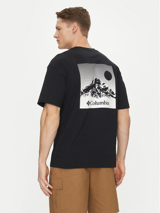 Columbia Columbia T-shirt Butte™ 2071701 Crna Relaxed Fit