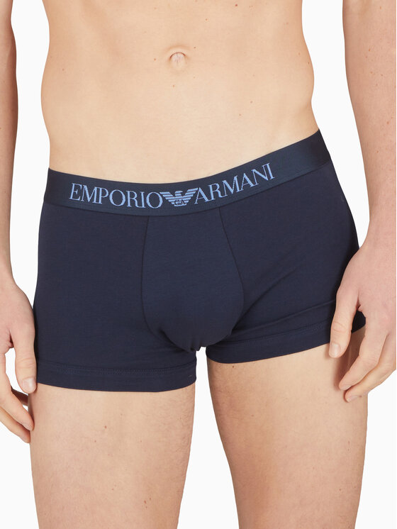 Emporio Armani Underwear Emporio Armani Underwear Sada 2 kusů boxerek 1112104F504 Tmavomodrá