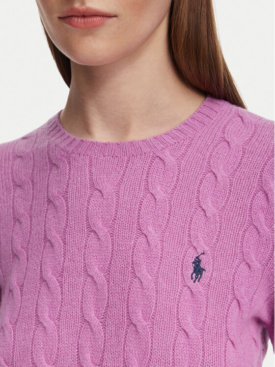 Polo Ralph Lauren Polo Ralph Lauren Sweter 211971865506 Różowy Regular Fit