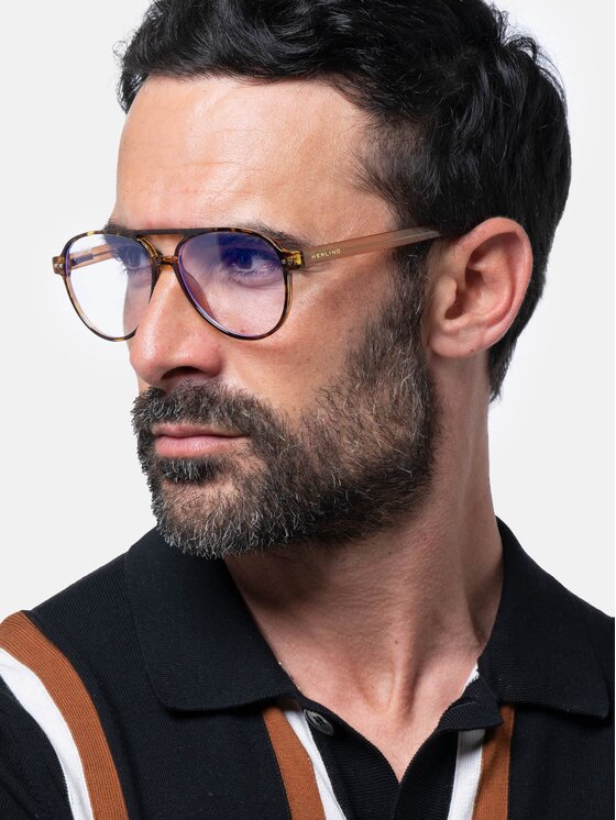 Herling Herling Occhiali con filtro luce blu Winslow Marrone