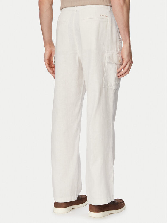 Calvin Klein Jeans Calvin Klein Jeans Pantaloni cargo LV04RF611G Bej deschis Relaxed Fit