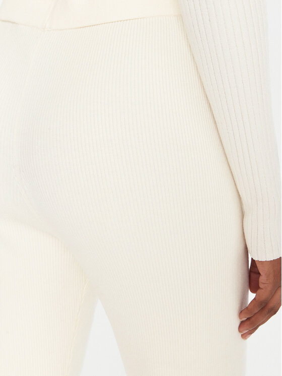 Guess Guess Leggings V5BB08 Z3JD2 Écru Flare Fit