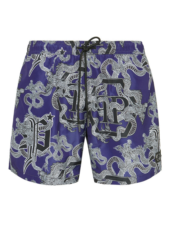 PHILIPP PLEIN PHILIPP PLEIN Kąpielówki 25013 Granatowy