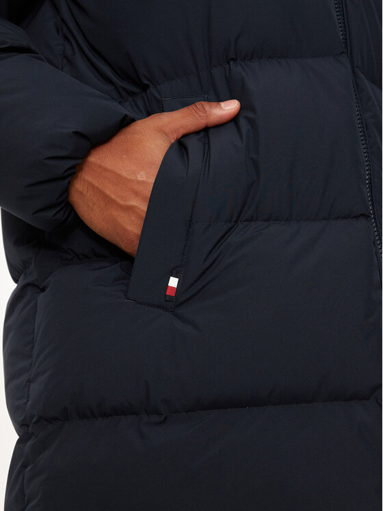 Tommy Hilfiger Tommy Hilfiger Kurtka puchowa MW0MW37368 Granatowy Regular Fit