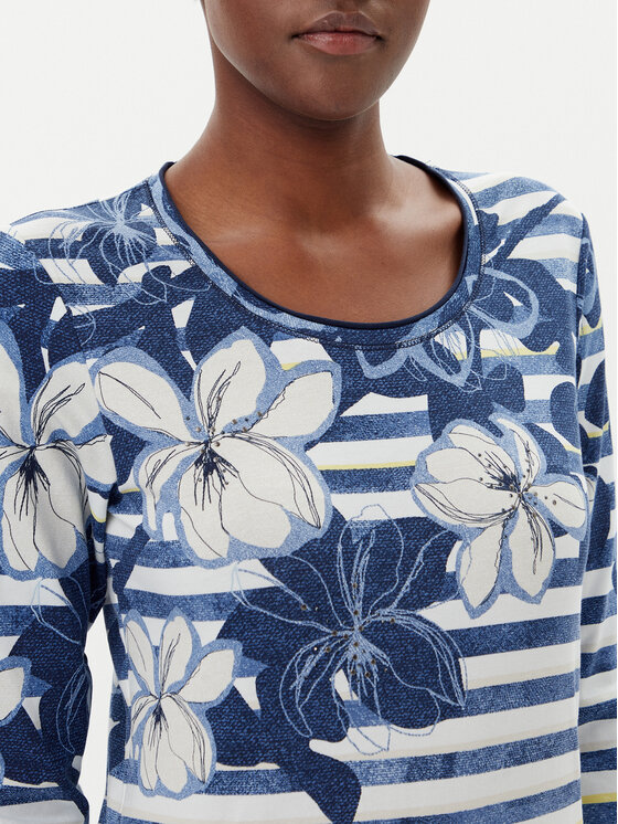 Olsen Olsen Blúzka 11105017 Tmavomodrá Regular Fit