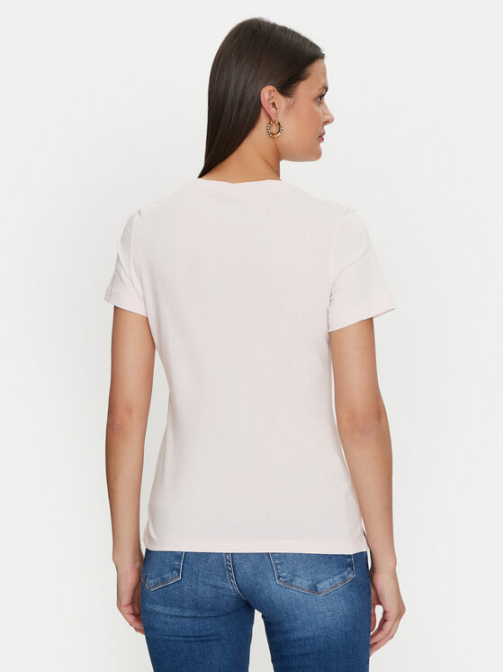 Guess Guess T-krekls Icon W4YI32 I3Z14 Rozā Regular Fit