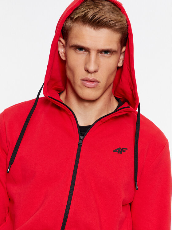 4F 4F Суитшърт 4FAW23TSWSM695 Червен Regular Fit