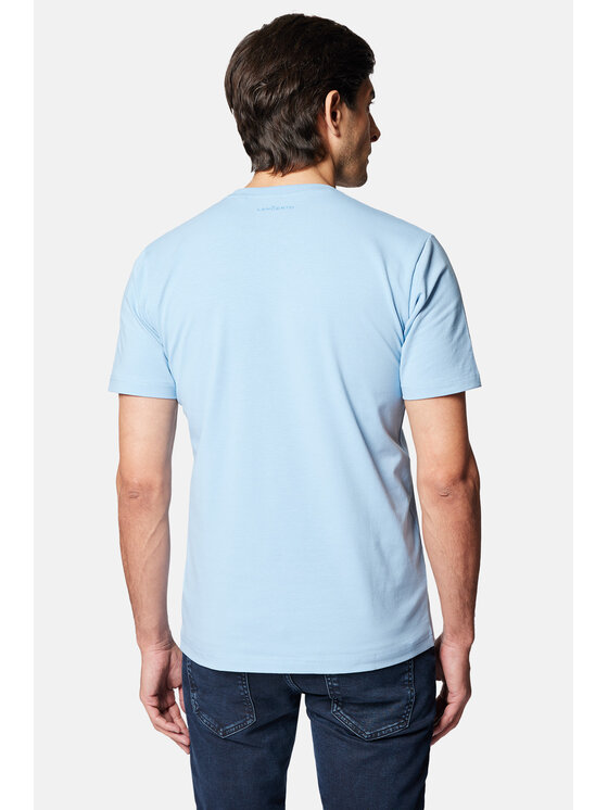 Lancerto Lancerto T-Shirt Jeffrey TS073124000004 Niebieski Regular Fit