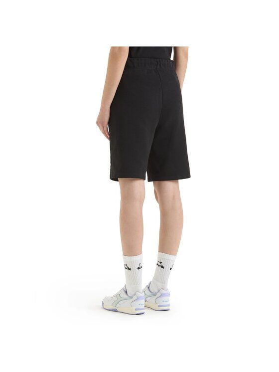 Diadora Diadora Szorty sportowe BERMUDA ATHL. LOGO Czarny Regular Fit
