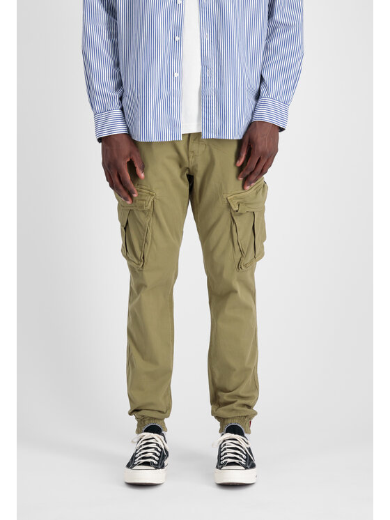 Alpha Industries Alpha Industries Spodnie cargo Spy Pant Zielony Lyon Tapered Fit