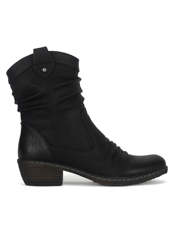 Rieker Rieker Western csizmák 93770-01 Fekete
