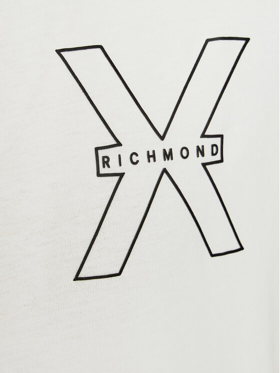 Richmond X Richmond X Marškinėliai Rached UMP24031TS Balta Regular Fit