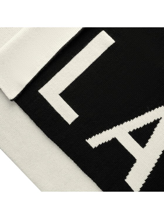 La Mania La Mania Šál SIGNATURE SCARF Čierna