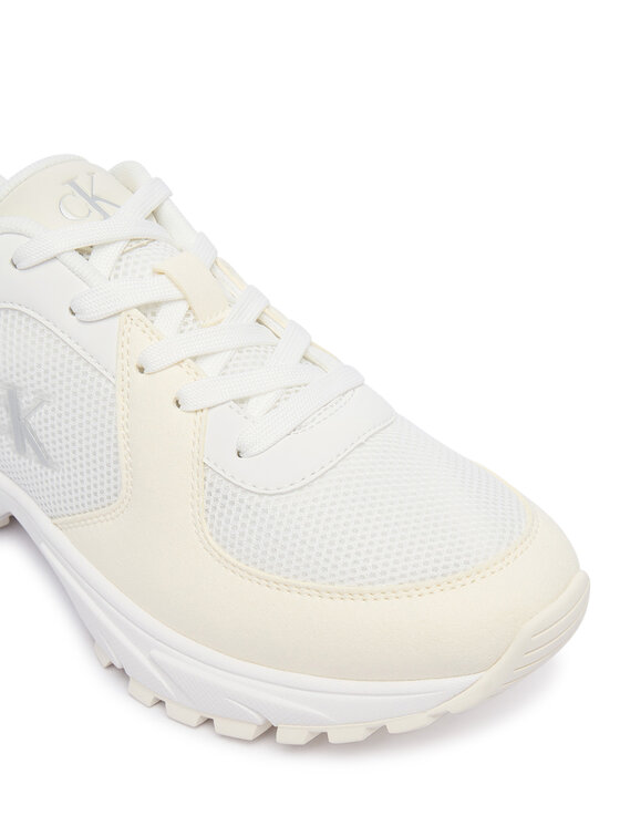 Calvin Klein Calvin Klein Αθλητικά Hike Runner Lace Up Su Mesh Wmn HW0HW03440 Λευκό