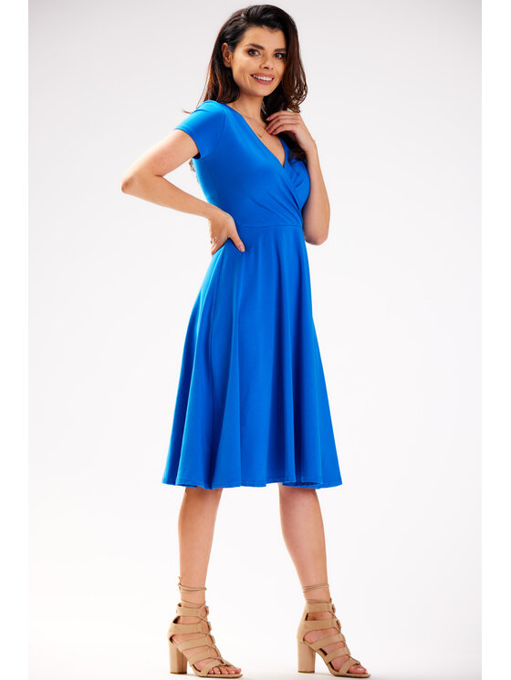 Infinite You Infinite You Sukienka letnia M292 Niebieski Basic Fit