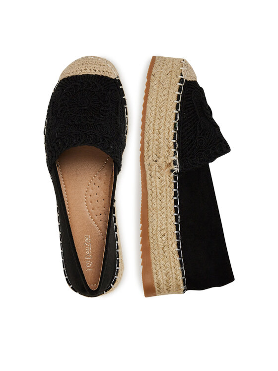DeeZee DeeZee Espadrile LE601-66 Negru
