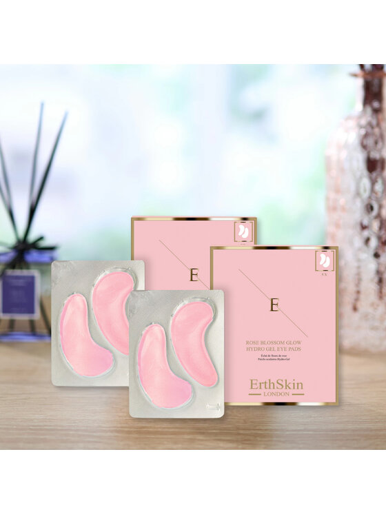 Erthskin London Erthskin London 2x Hydrożelowe Rose Blossom Płatki pod oczy