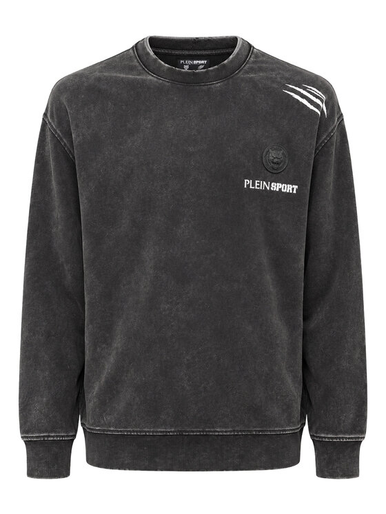 Plein Sport Plein Sport Mikina 32334 Čierna Regular Fit