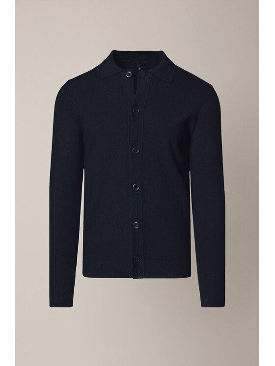 Lancerto Lancerto Kardigan Bertil SW073125000001 Granatowy Slim Fit