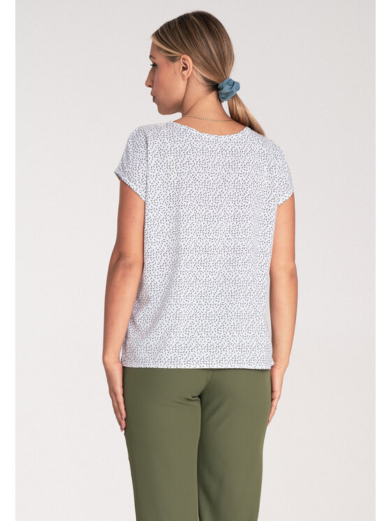 FIGL FIGL Blúzka M1048 Sivá Regular Fit