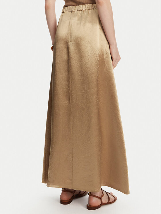 Max Mara Max Mara Spódnica trapezowa Nuevo 2516101028 Beżowy Regular Fit