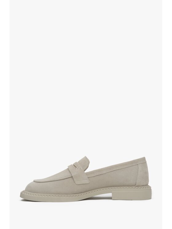 Estro Estro Loafersy ER00117127 Beżowy