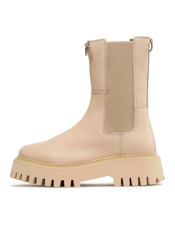 Bronx Bronx Klassische Stiefeletten 47268-AA Beige