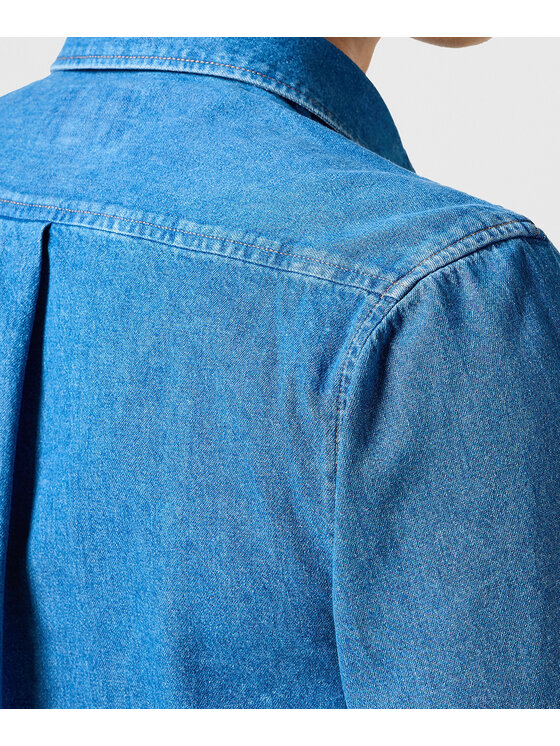Wrangler Wrangler camicia di jeans 112357191 Blu Regular Fit