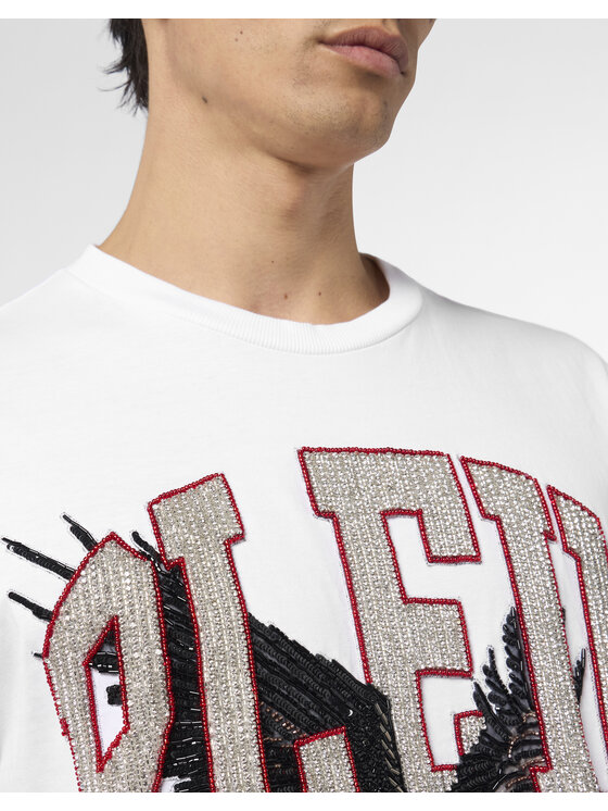 PHILIPP PLEIN PHILIPP PLEIN T-shirt 26267 Bianco Regular Fit