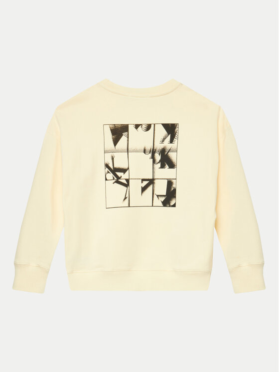 Calvin Klein Jeans Calvin Klein Jeans Sweatshirt Monogram IB0IB02258 Beige Regular Fit