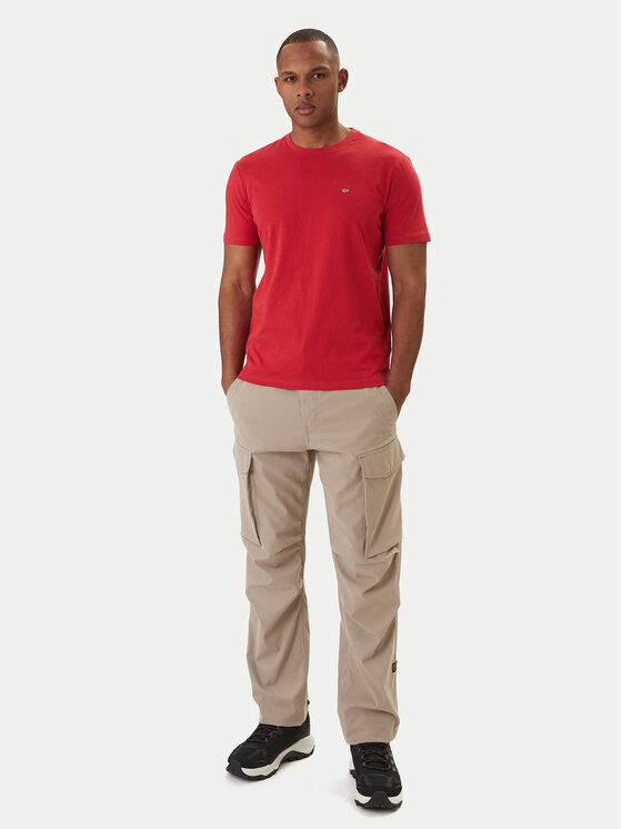 Napapijri Napapijri T-Shirt Salis NP0A4H8D Czerwony Regular Fit