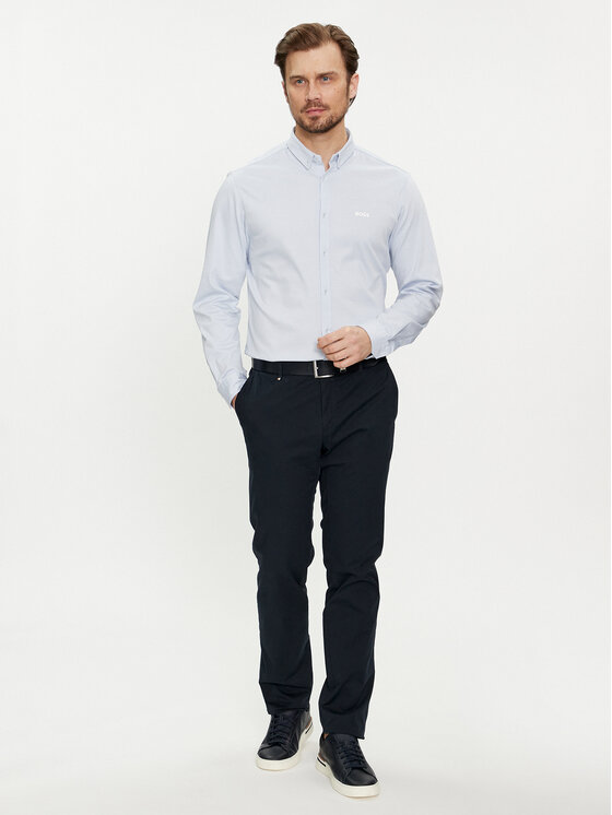 BOSS Boss Camicia 50512006 Celeste Regular Fit
